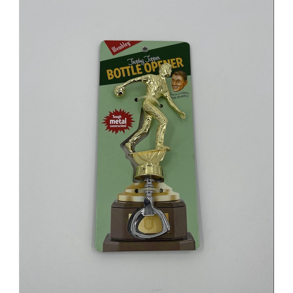 NEW Wembley Barware BOWLING TROPHY TOP‎ Theme BOTTLE OPENER